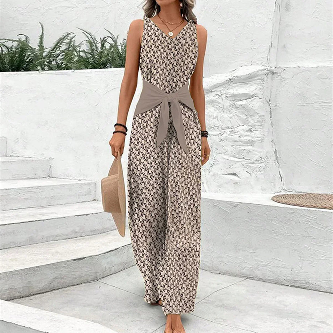Sara - Elegant Jumpsuit in Premium Cotton
