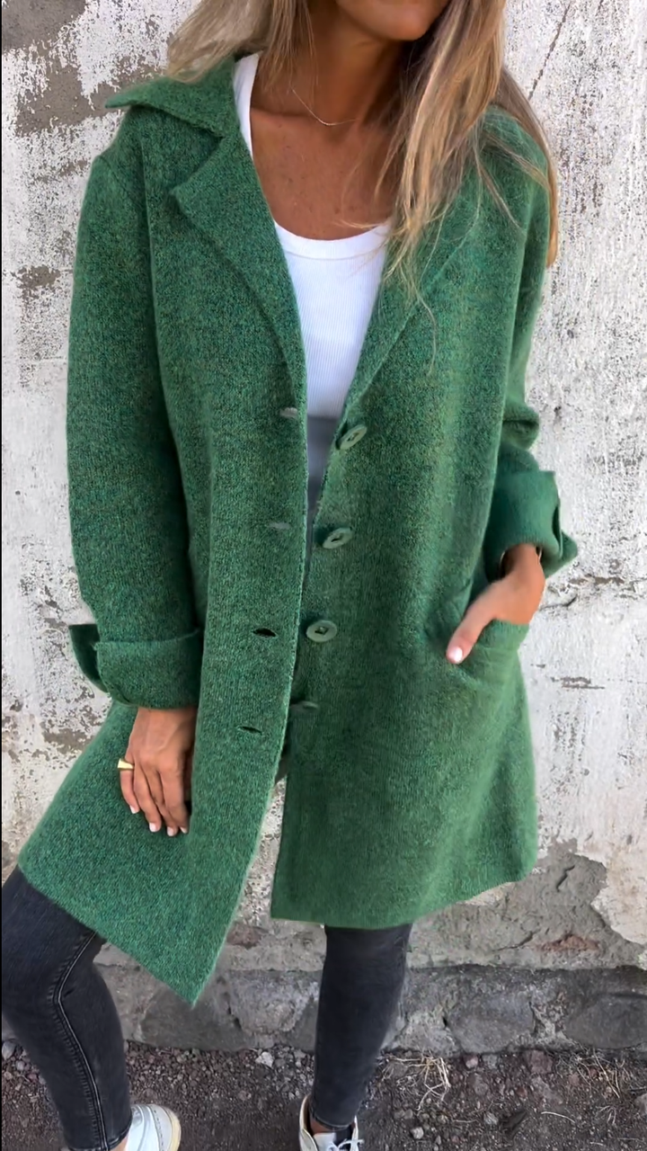 Lara™ - Cappotto Lungo in Cotone per l'Autunno