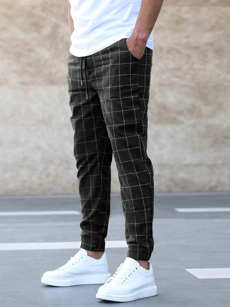 Aldo™ - Pantaloni Jogger a Quadri