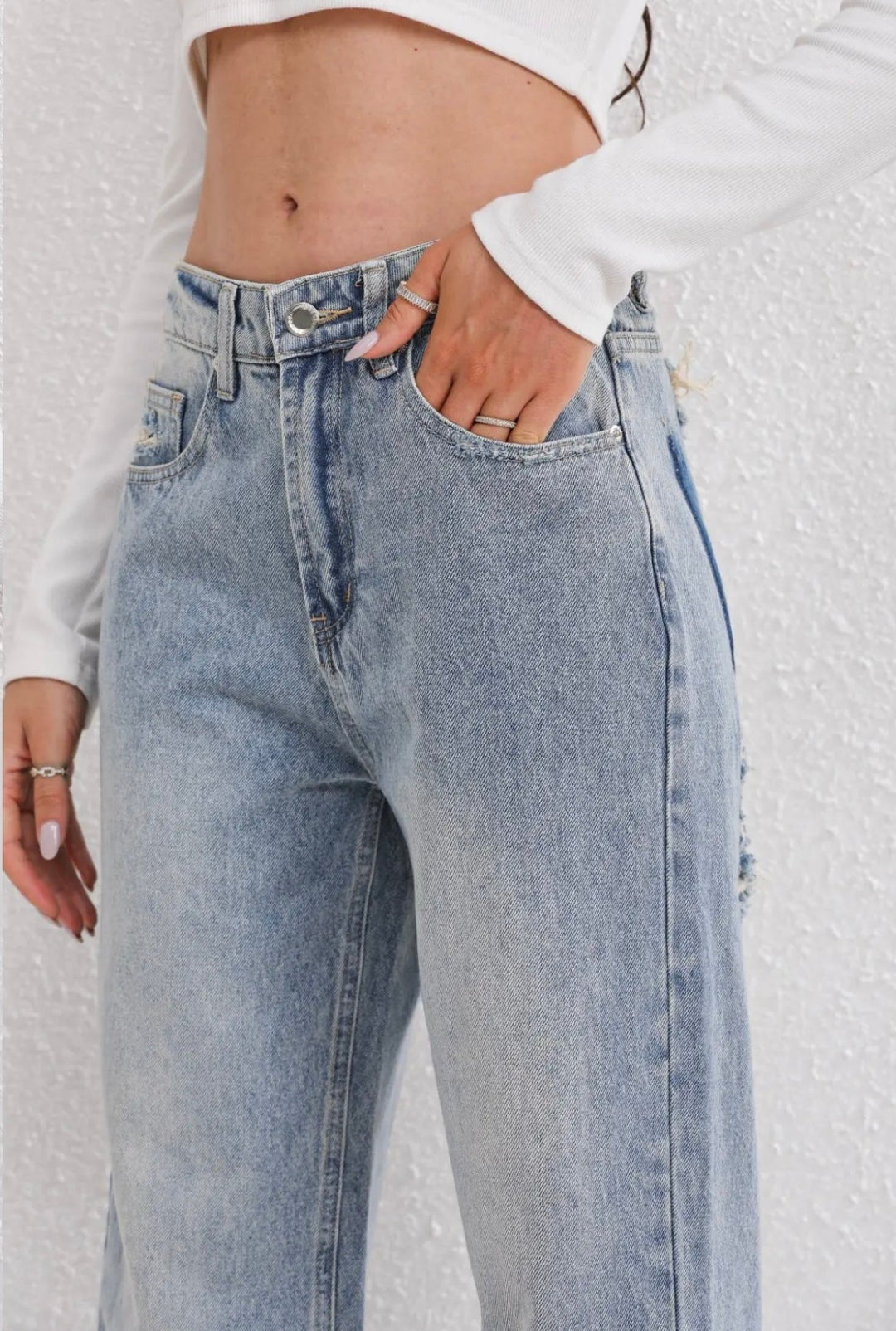 Sara™ - Jeans Dritti in Denim Premium