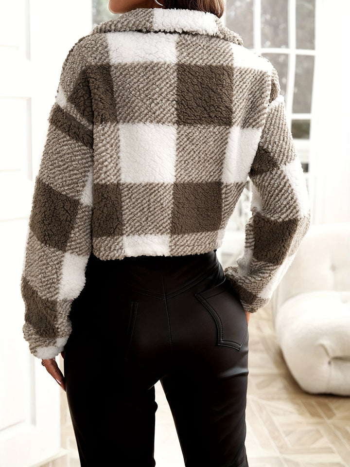 Giulia™ - Giacca in Lana a Plaid Elegante