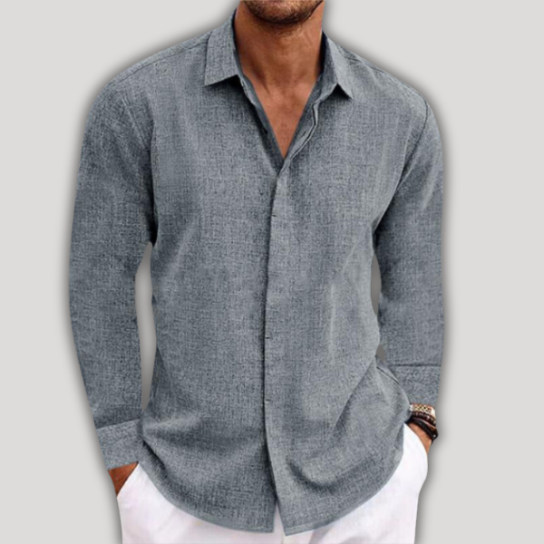 giorgio armani | camicia in lino da uomo giorgio armani | camicia in lino da uomo