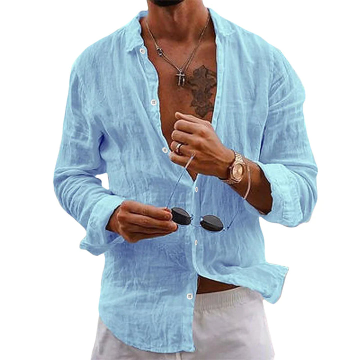 Luca™ - Camicia Di Lino Alla Moda