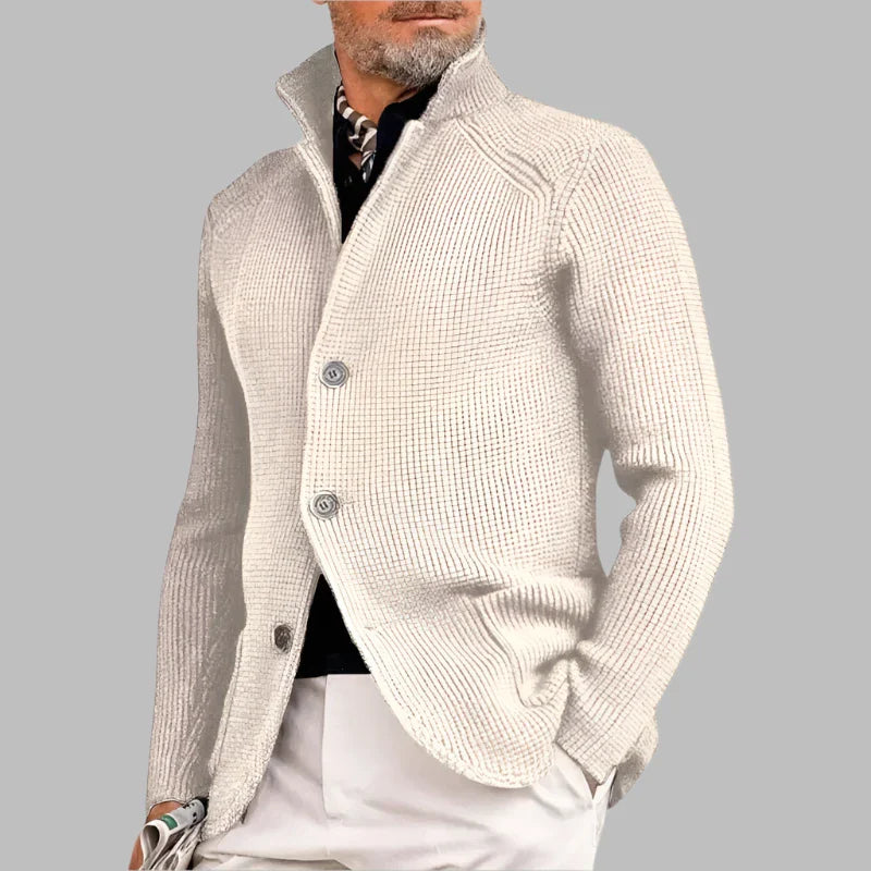 Enzo™ - Cardigan di Lana a Maglia