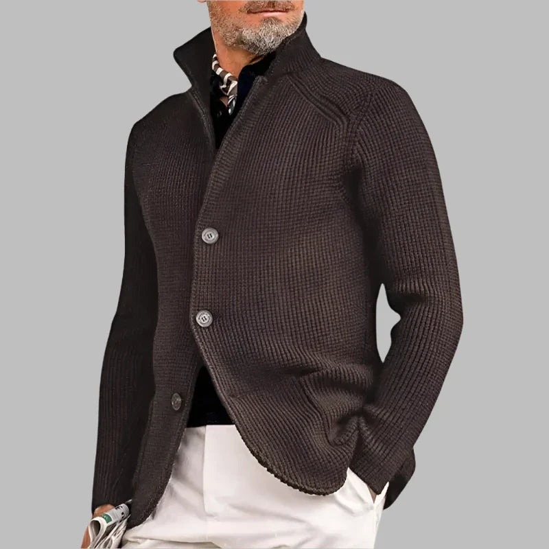 Enzo™ - Cardigan di Lana a Maglia