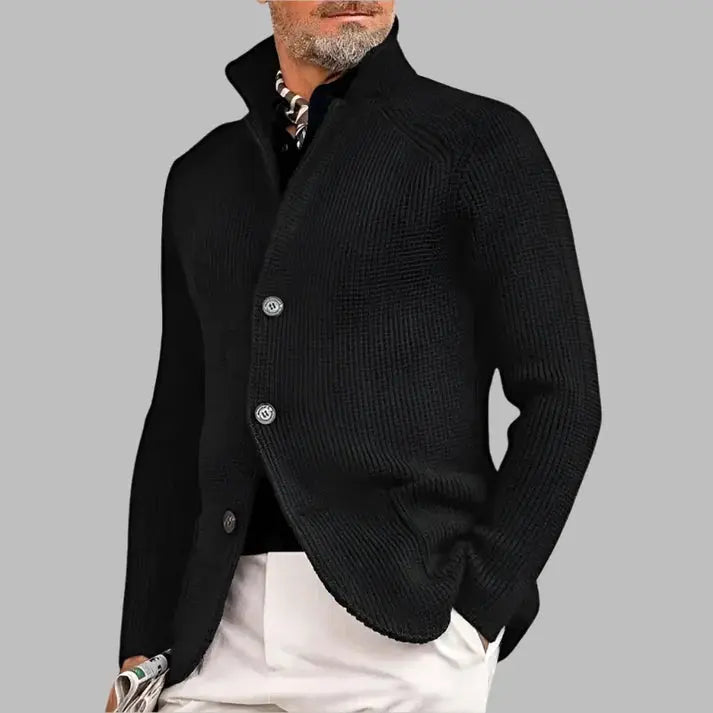 Enzo™ - Cardigan di Lana a Maglia