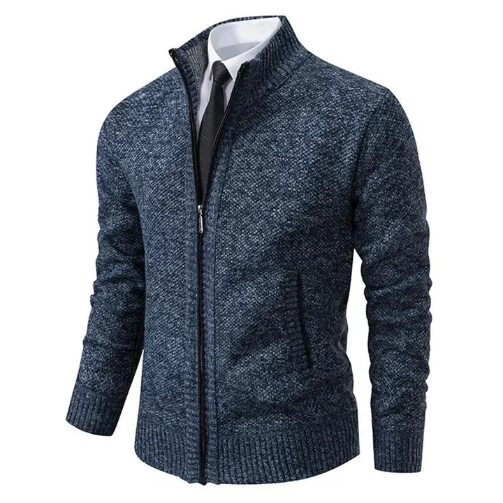 Fabio - Giacca Classica con Zip in Cotone