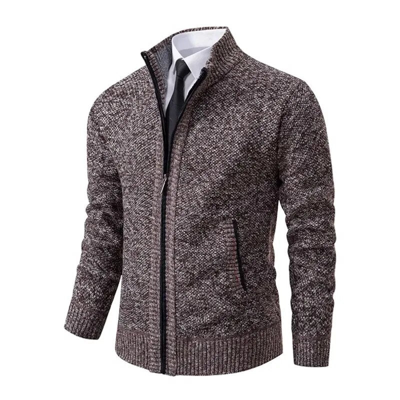Fabio - Giacca Classica con Zip in Cotone