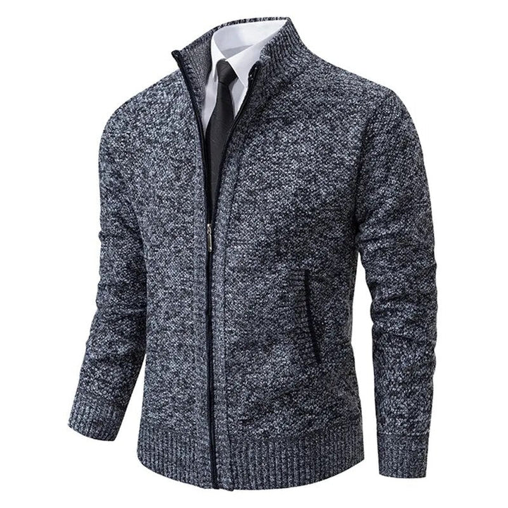 Fabio - Giacca Classica con Zip in Cotone