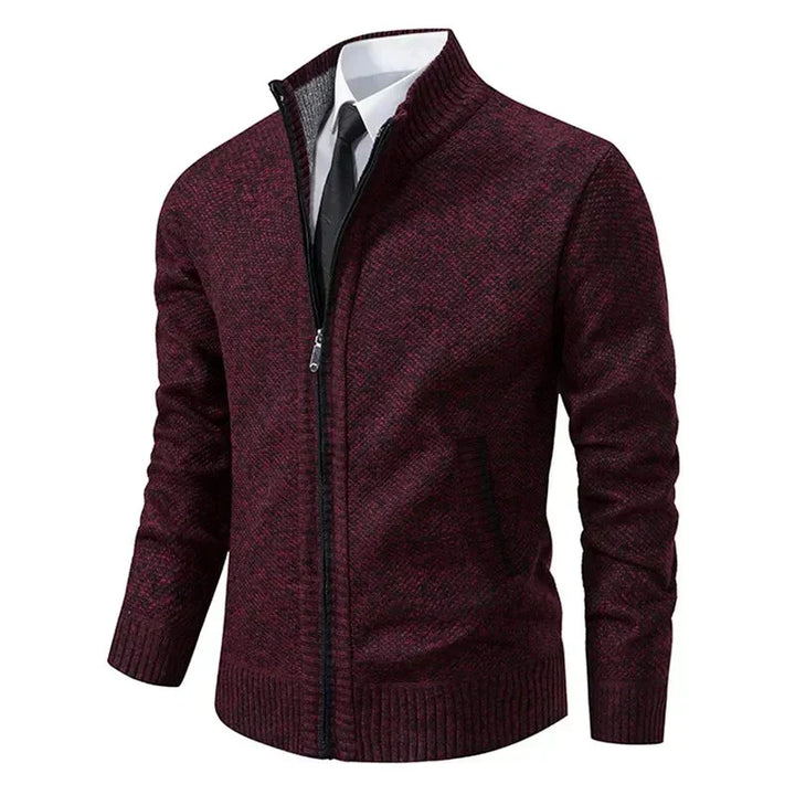 Fabio - Giacca Classica con Zip in Cotone