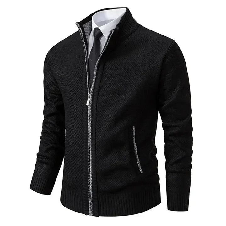 Fabio - Giacca Classica con Zip in Cotone