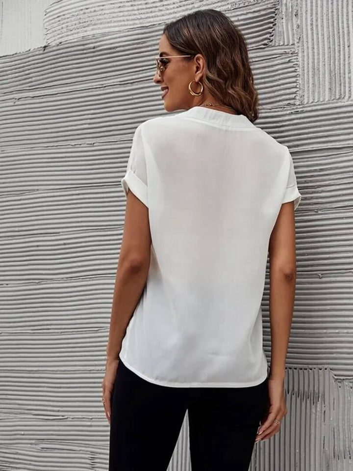 Anna™ - Blusa Elegante con Scollo a V