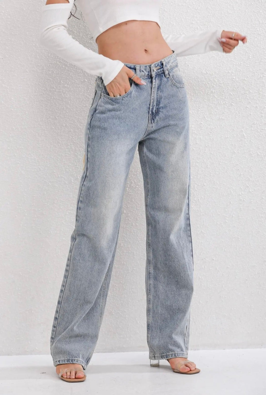 Sara™ - Jeans Dritti in Denim Premium