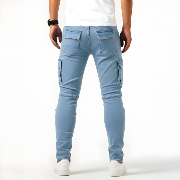 Marco™ - Pantaloni Cargo in Denim Elasticizzato