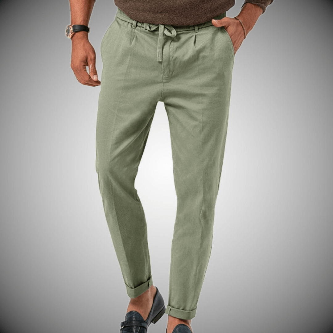 Noris™ - Alta qualità Pantaloni Di Lino per Uomo