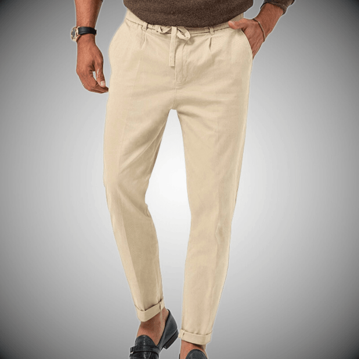 Noris™ - Alta qualità Pantaloni Di Lino per Uomo