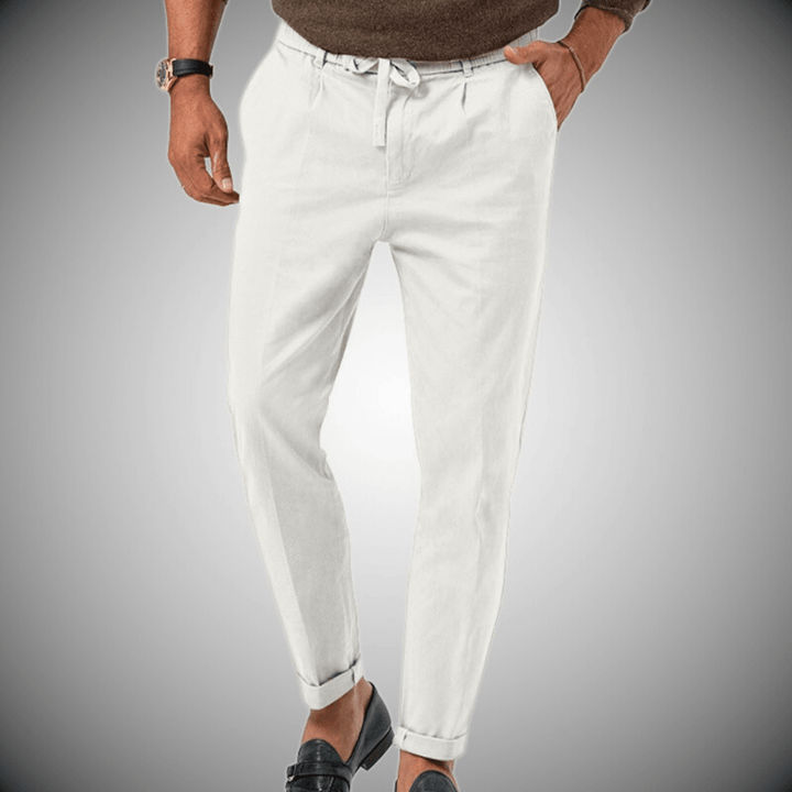 Noris™ - Alta qualità Pantaloni Di Lino per Uomo