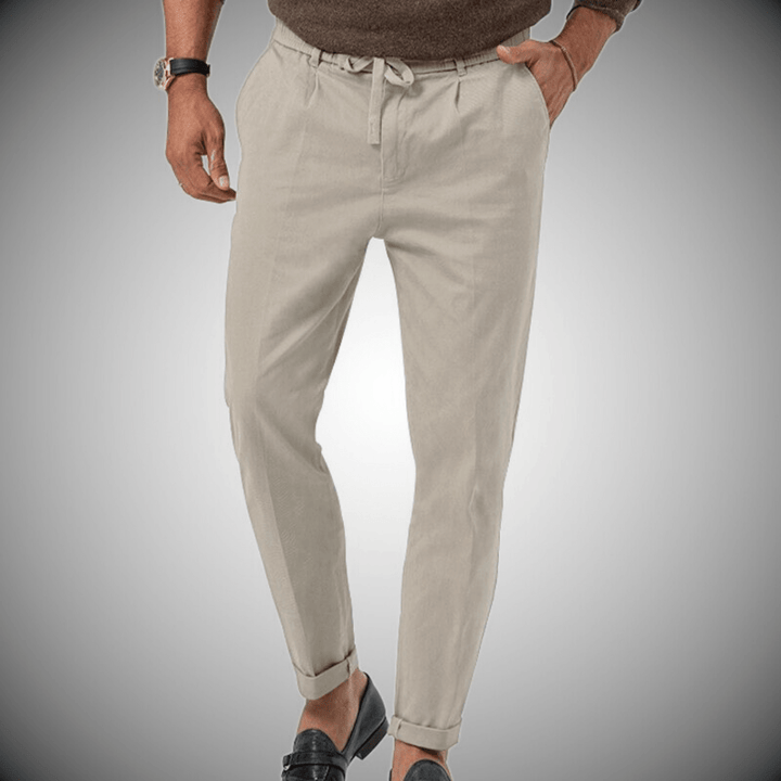 Noris™ - Alta qualità Pantaloni Di Lino per Uomo