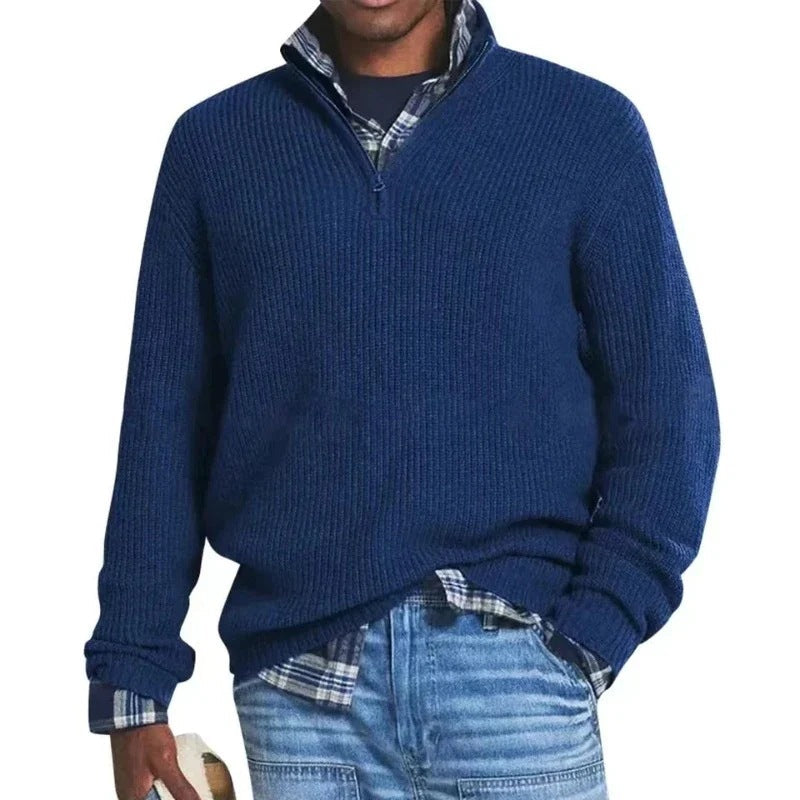 Aldo™ - Maglione Zip in Cotone