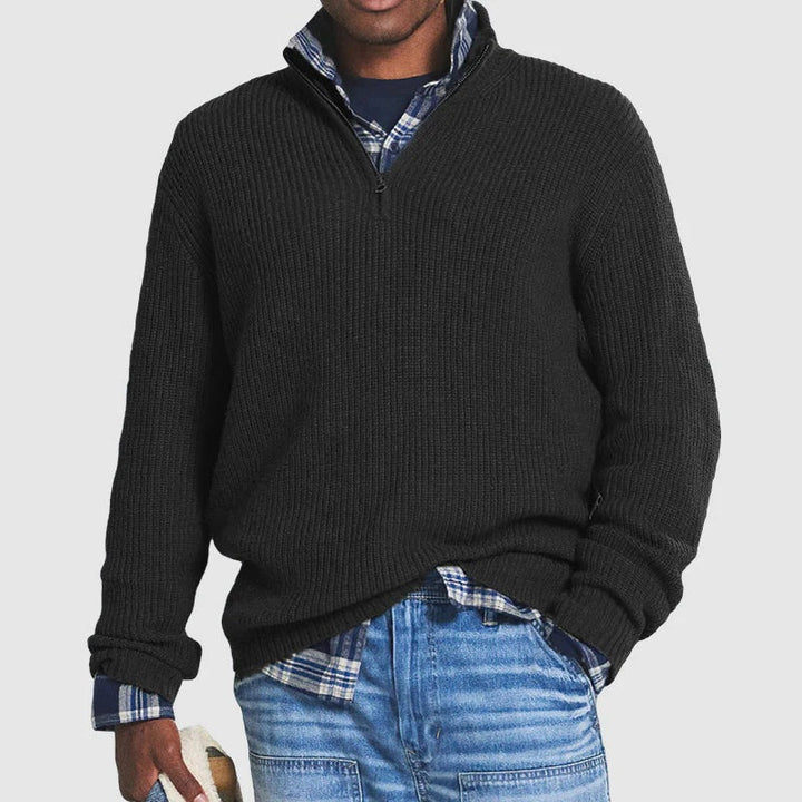 Aldo™ - Maglione Zip in Cotone