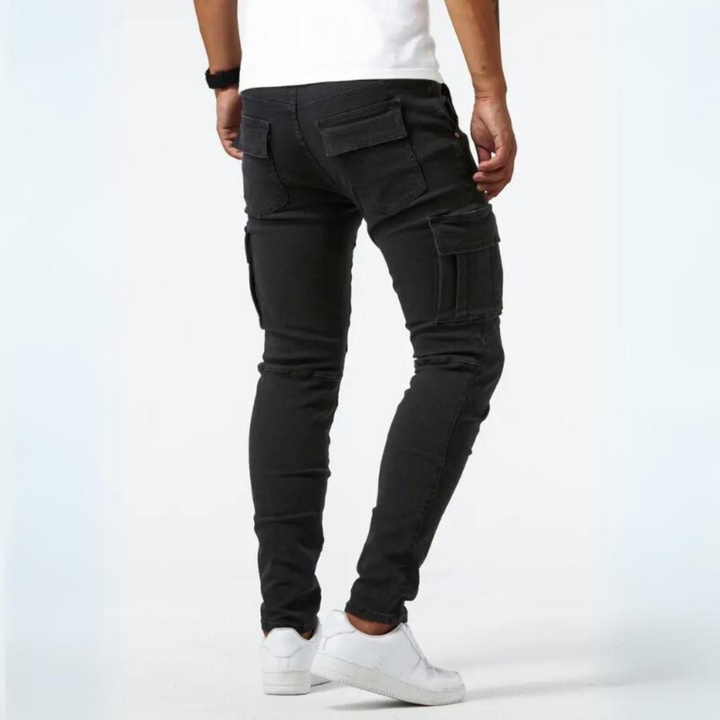 Enzo™ - Pantaloni Cargo in Tessuto Elasticizzato