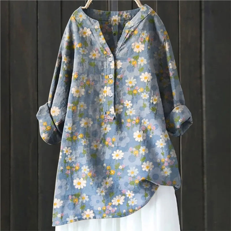 Daria™ - Blusa Elegante con Fiori