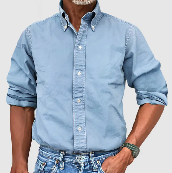 Lino™ - Camicia Classica a Maniche Lunghe