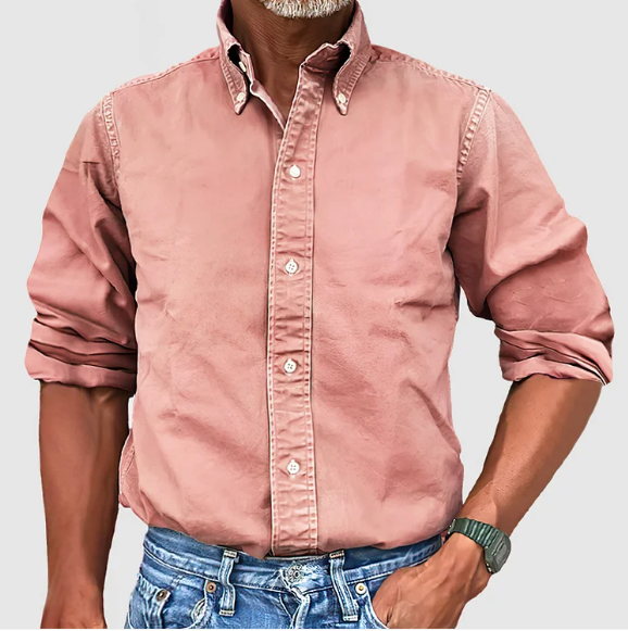 Lino™ - Camicia Classica a Maniche Lunghe