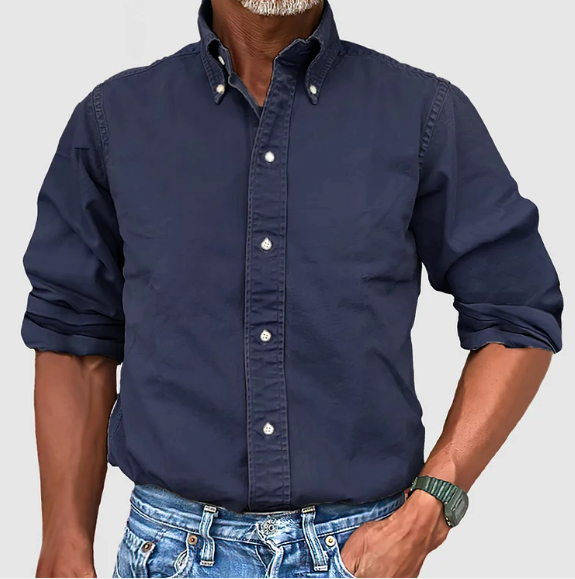 Lino™ - Camicia Classica a Maniche Lunghe