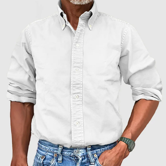 Lino™ - Camicia Classica a Maniche Lunghe