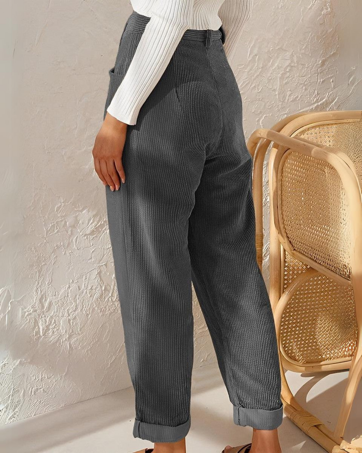 Stefania™ - Pantaloni di Velluto a Coste alla Moda