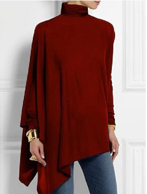 Giulia™ - Top in Fleece Asimmetrico ed Elegante per Donne