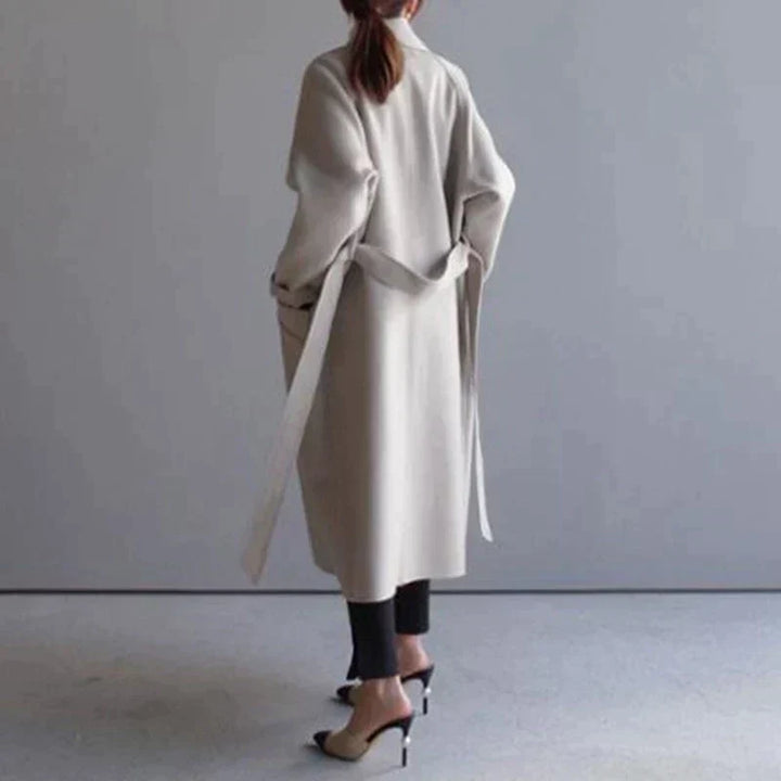 Sara™ - Cappotto in Lana Lungo