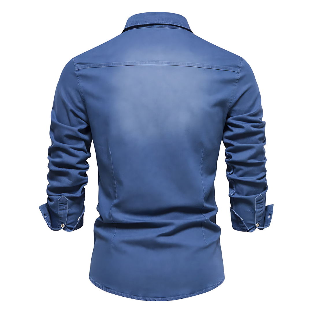 Fabio™ - Camicia in Denim Stilosa