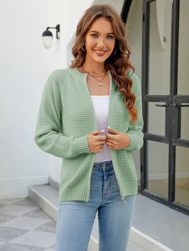 Emma™️ - Cardigan Lavorato a Maglia Elegante