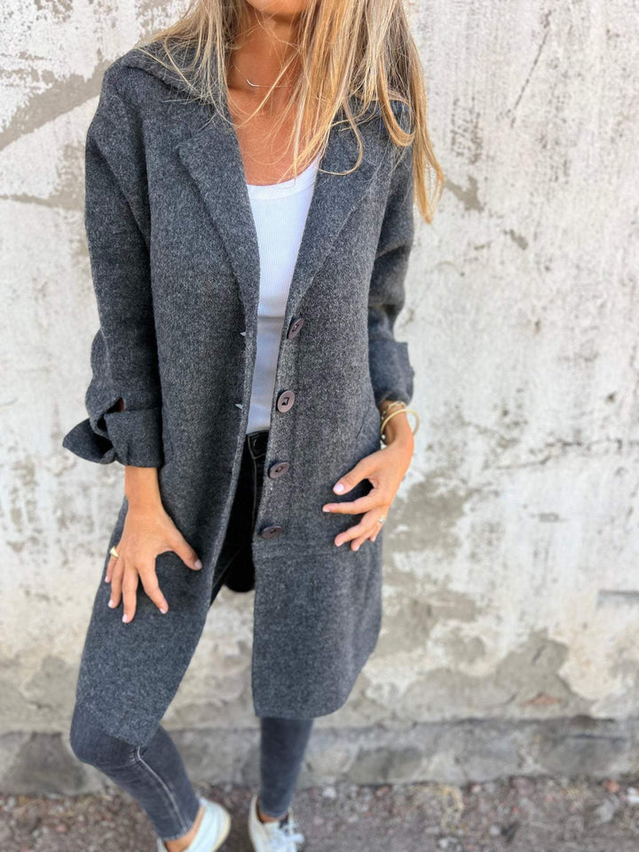 Lara™ - Cappotto Lungo in Cotone per l'Autunno