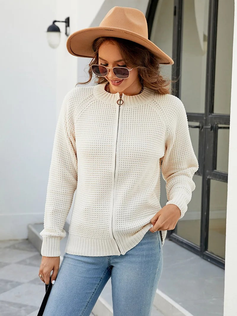 Emma™️ - Cardigan Lavorato a Maglia Elegante