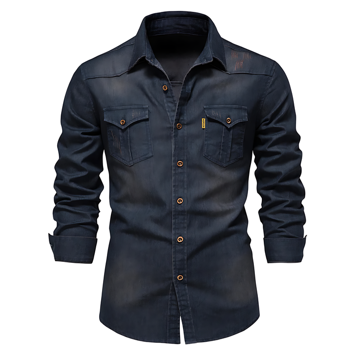 Fabio™ - Camicia in Denim Stilosa