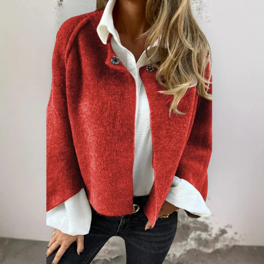 Nina™ - Cappotto Corto in Cotone