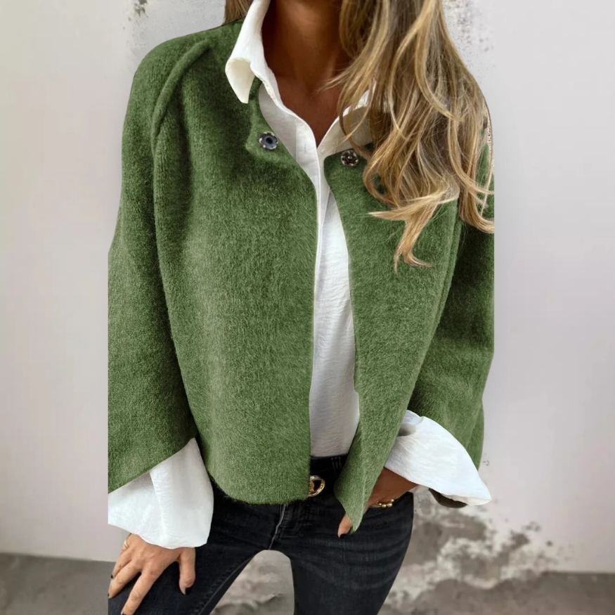 Nina™ - Cappotto Corto in Cotone